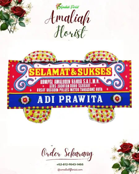 Papan Bunga Ucapan Selamat Oro Oro Puleh
